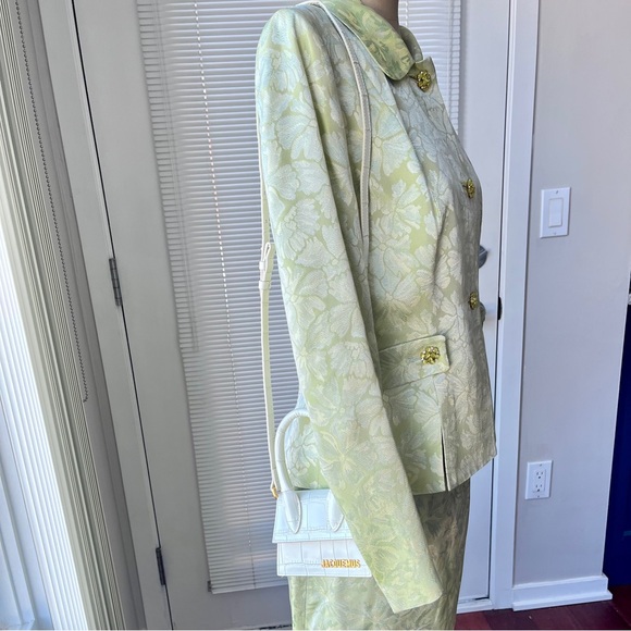 Jacquemus Le Chiquito White Croc Embossed Mini Bag NWOT - Picture 11 of 14